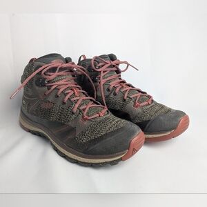 Keen Women's Gray and Rust Ankle Boots